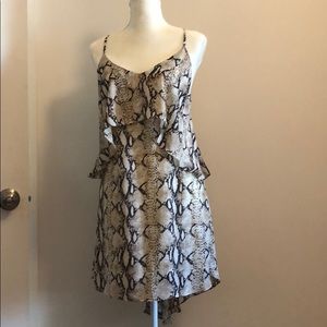 Mahina Python pattern sleeves dress in L